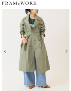 トレンチコートで似合わない 骨格ウェーブ ナチュラル